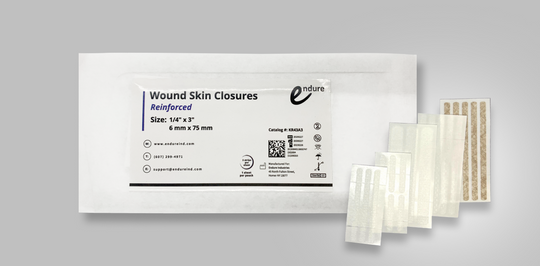 Wound Skin Closures, Reinforced